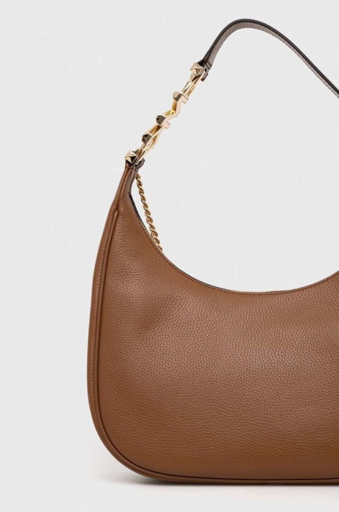 Шкіряна сумочка MICHAEL Michael Kors колір коричневий (3160011) фото 3