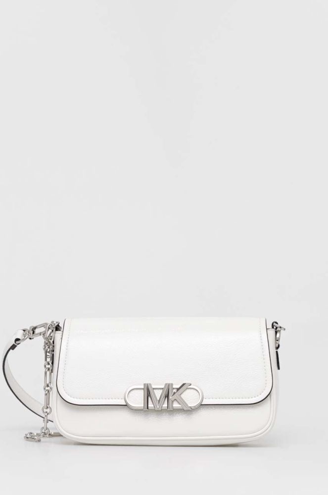 Шкіряна сумочка MICHAEL Michael Kors колір білий (3083382)