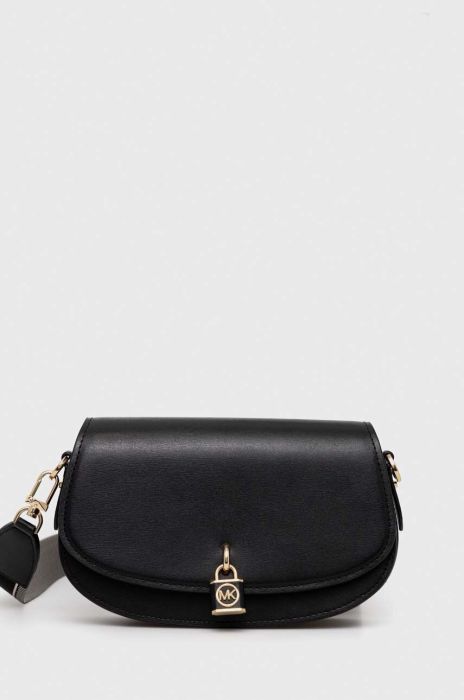 Шкіряна сумочка MICHAEL Michael Kors колір чорний (3163792)