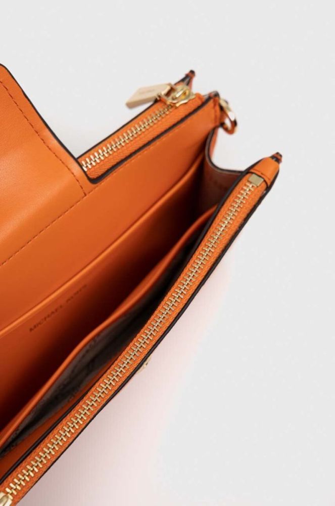 Шкіряна сумочка MICHAEL Michael Kors колір помаранчевий (3071889) фото 5