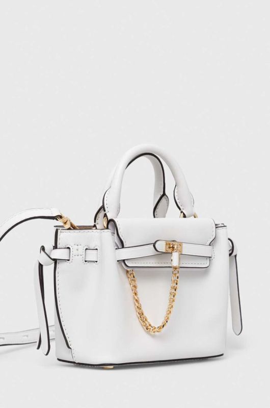 Шкіряна сумочка MICHAEL Michael Kors колір білий (3145362) фото 2