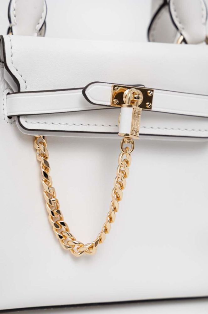 Шкіряна сумочка MICHAEL Michael Kors колір білий (3145362) фото 3