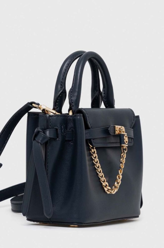 Шкіряна сумочка MICHAEL Michael Kors колір синій (3145364) фото 2