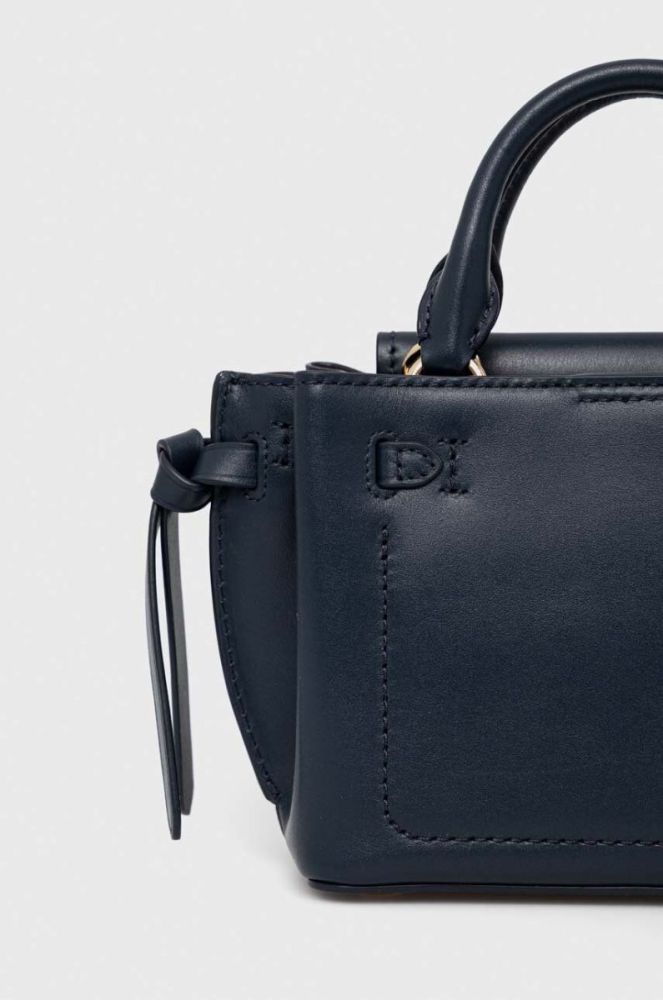 Шкіряна сумочка MICHAEL Michael Kors колір синій (3145364) фото 3