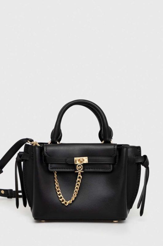 Шкіряна сумочка MICHAEL Michael Kors колір чорний (3145361)