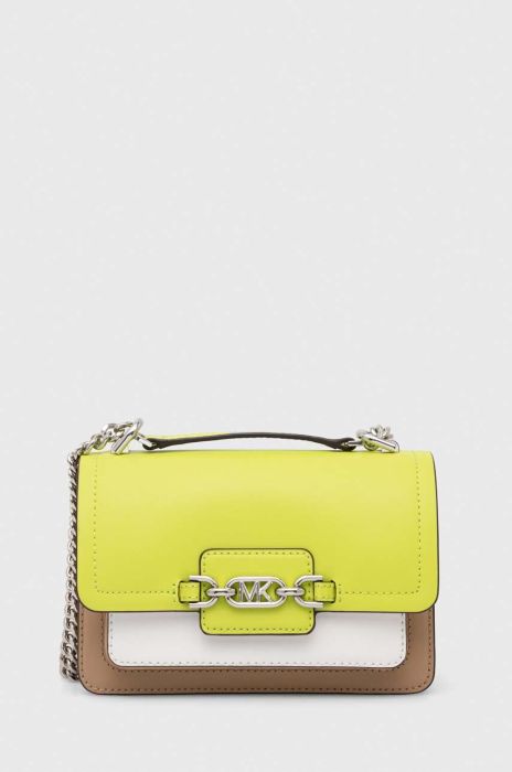 Шкіряна сумочка MICHAEL Michael Kors колір зелений (3251447)