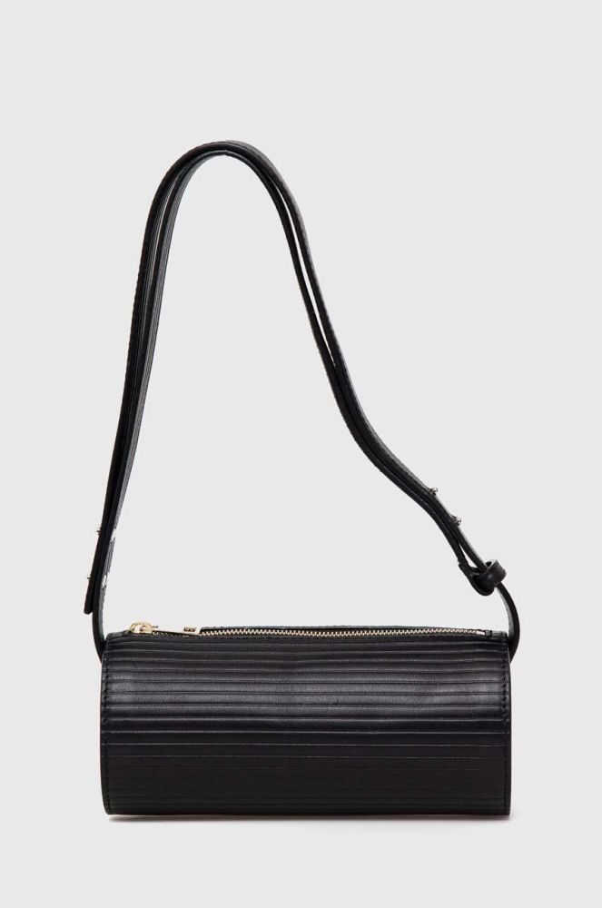 Шкіряна сумочка Alohas колір чорний (3151805)
