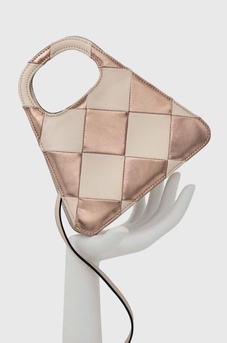 Шкіряна сумочка Alohas колір бежевий (3151808)