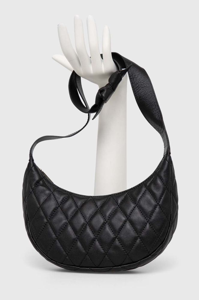 Шкіряна сумочка Alohas колір чорний (3151814)