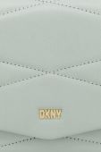 Шкіряна сумочка Dkny колір бірюзовий (3163796)