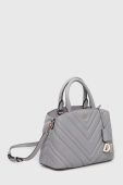 Шкіряна сумочка Dkny колір сірий (3163802)