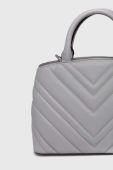 Шкіряна сумочка Dkny колір сірий (3163802)