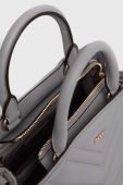 Шкіряна сумочка Dkny колір сірий (3163802)