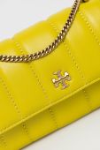 Шкіряна сумочка Tory Burch колір зелений (3020456)