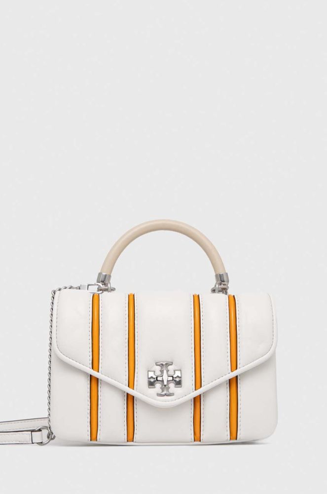 Шкіряна сумочка Tory Burch колір білий (3145372)