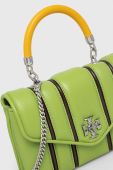 Шкіряна сумочка Tory Burch колір зелений (3145373)