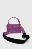 Шкіряна сумочка Coccinelle колір фіолетовий (3360967)