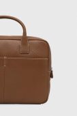 Шкіряна сумка для ноутбука Tiger Of Sweden колір коричневий