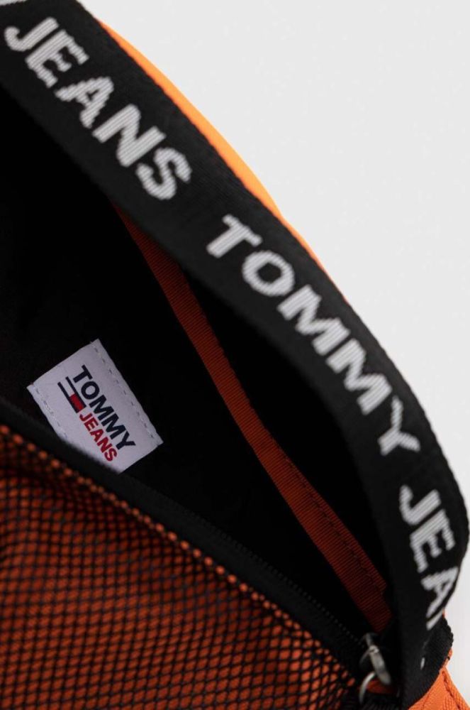 Сумка на пояс Tommy Jeans колір помаранчевий фото 5