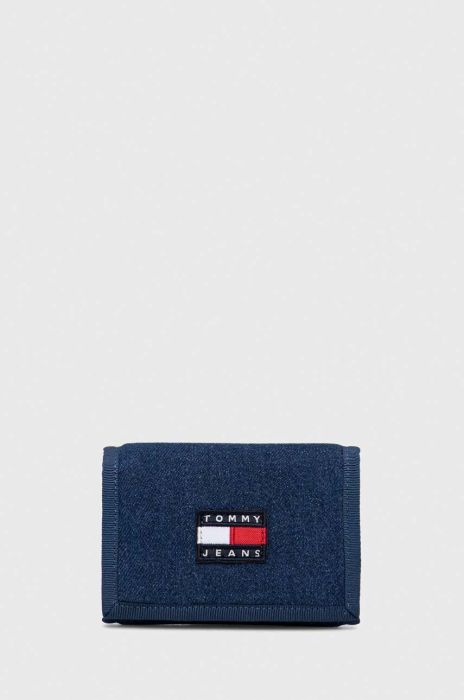 Гаманець Tommy Jeans чоловічий колір блакитний