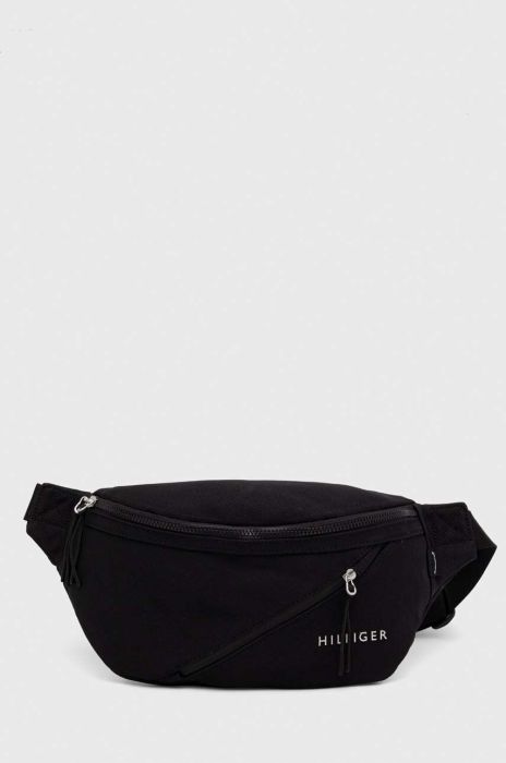 Сумка на пояс Tommy Hilfiger колір чорний