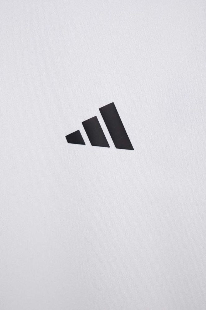 Дитяча футболка adidas U TR-ES 3S колір білий з аплікацією фото 3