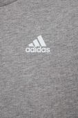 Дитяча футболка adidas U 3S колір сірий однотонна