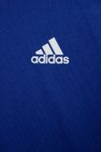 Дитяча футболка adidas U 3S однотонна колір блакитний