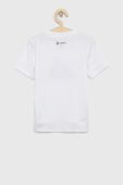 Дитяча футболка adidas B TI TEE колір білий з принтом