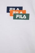 Дитяча бавовняна футболка Fila колір білий з принтом (3023586)