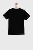 Дитяча футболка Guess колір чорний меланж (2883331)
