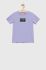 Дитяча футболка Guess колір фіолетовий з аплікацією