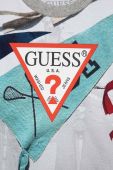 Дитяча бавовняна футболка Guess колір сірий з принтом (2857135)