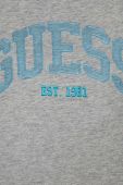 Дитяча бавовняна футболка Guess колір сірий візерунок (2883367)