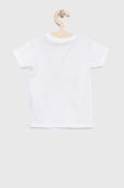 Дитяча бавовняна футболка Guess колір білий з принтом (2871417)
