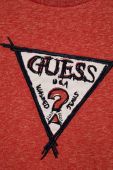 Дитяча футболка Guess колір червоний меланж (2898337)