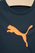 Дитяча футболка Puma ACTIVE SPORTS Poly Cat Tee B з принтом колір блакитний