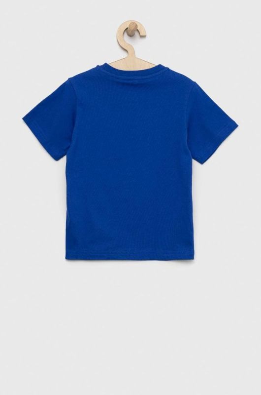 Дитяча бавовняна футболка adidas Originals x Pixar з принтом колір блакитний фото 2