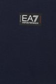 Дитяча бавовняна футболка EA7 Emporio Armani колір синій з принтом (2932225)