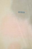 Дитяча бавовняна футболка Guess колір зелений візерунок (3046529)