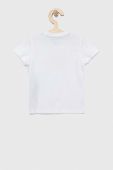 Дитяча бавовняна футболка Guess колір білий з принтом (3133434)