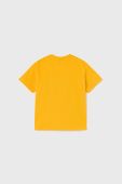 Бавовняна футболка для немовлят Mayoral колір жовтий з принтом (2936600)