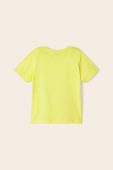 Дитяча бавовняна футболка Mayoral колір жовтий з принтом (2936645)