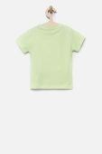 Дитяча бавовняна футболка Mayoral колір зелений з принтом (2932416)