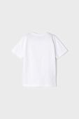 Дитяча бавовняна футболка Mayoral колір білий з принтом (2940380)