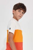 Дитяча бавовняна футболка Mayoral колір помаранчевий візерунок (2940695)