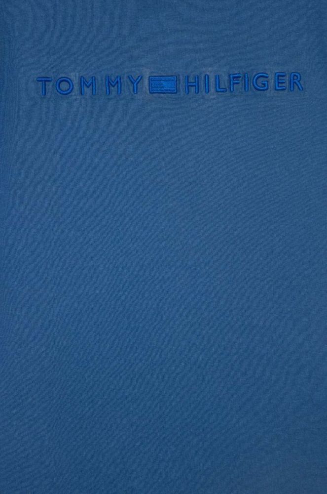 Дитяча бавовняна футболка Tommy Hilfiger колір синій з аплікацією (3004806) фото 3