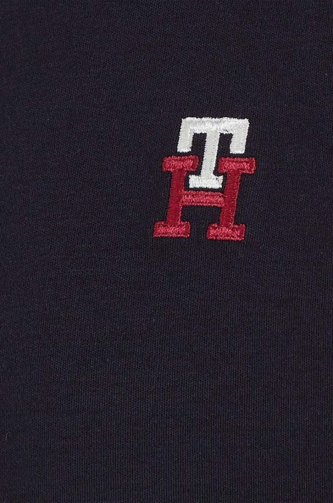 Дитяча бавовняна футболка Tommy Hilfiger колір синій з аплікацією (3004872) фото 3