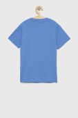 Дитяча бавовняна футболка Polo Ralph Lauren з принтом колір блакитний (2955633)