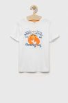Дитяча бавовняна футболка Birba&Trybeyond колір білий з принтом (3219148)